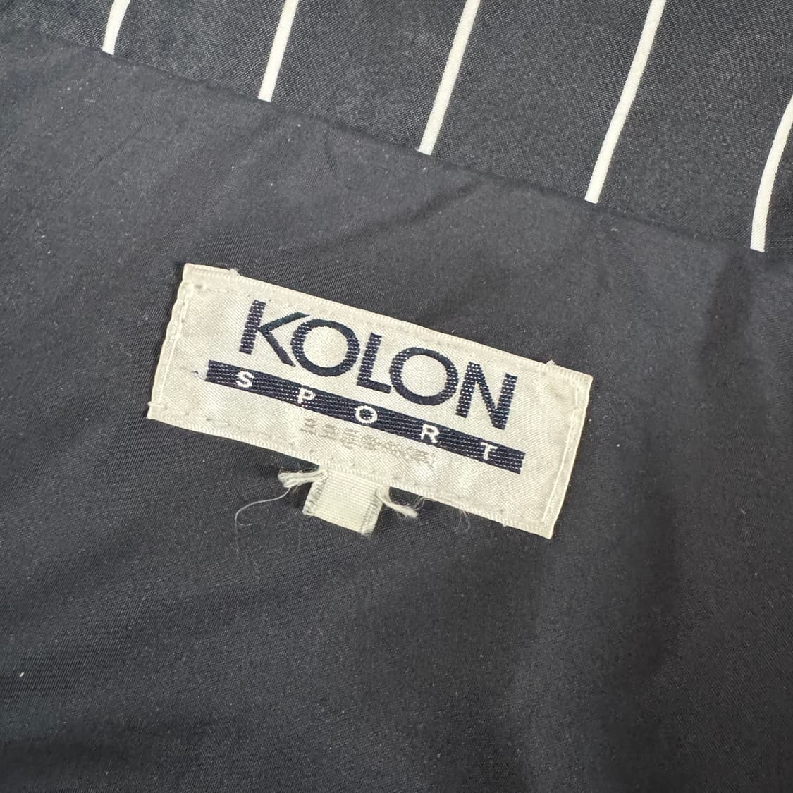 00s 코오롱 빈티지 블랙 바람막이 상품이미지3