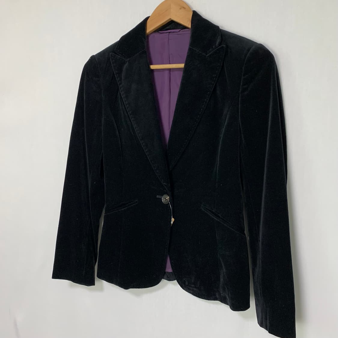 유나이티드 애로우 도쿄 일본빈티지 벨벳 싱글 버튼 블레이저 자켓 상품이미지2
