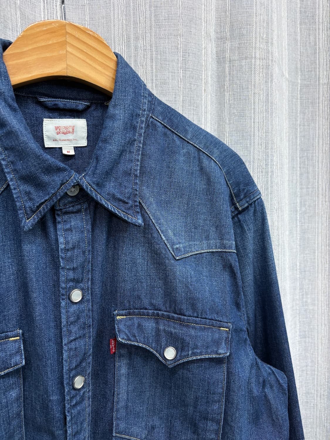 빈티지 리바이스 웨스턴 데님 셔츠 상품이미지5