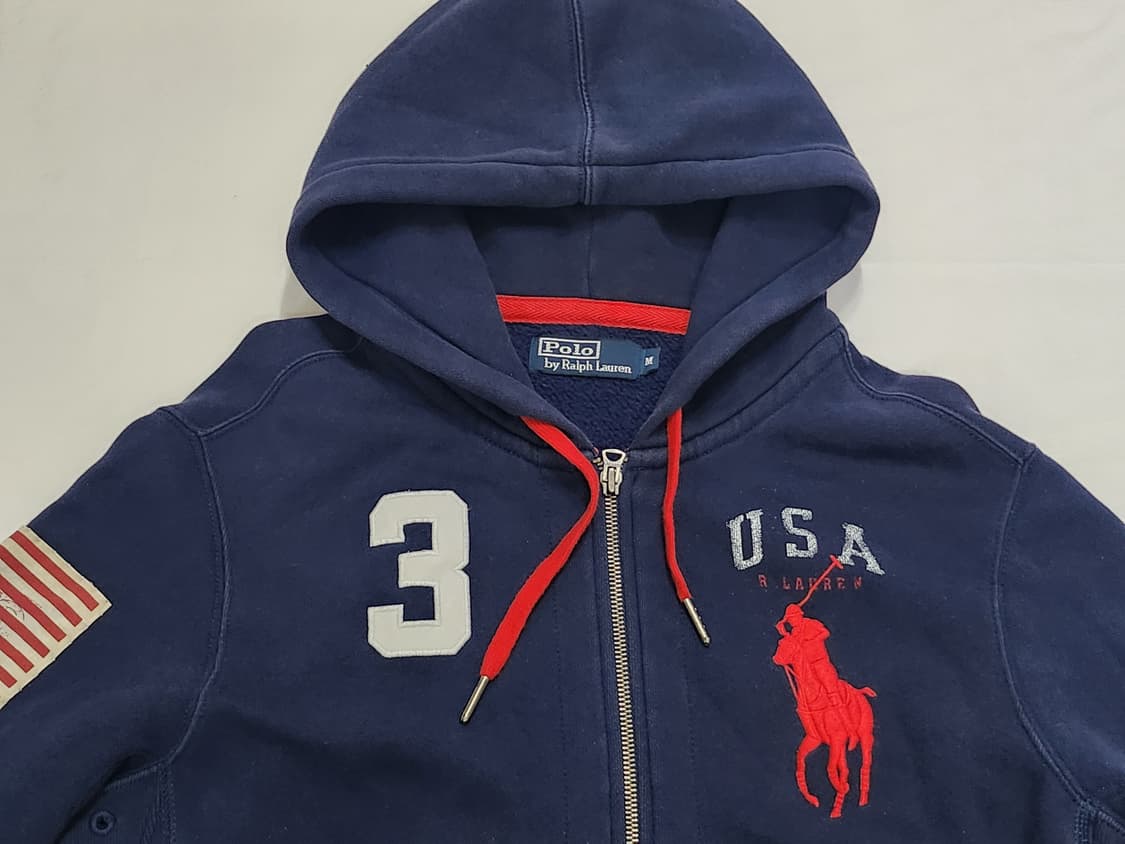 폴로랄프로렌 빅포니 빈티지 USA 후드 집업 상품이미지3