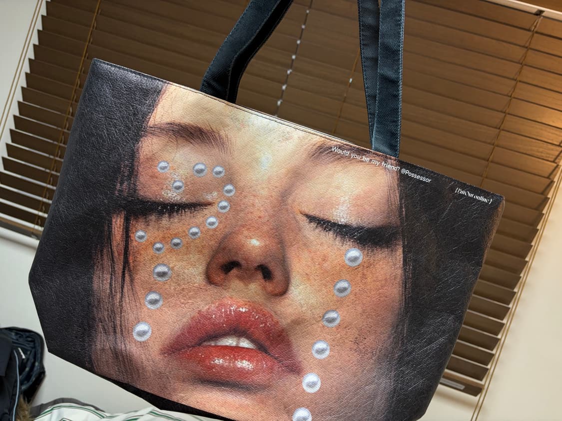 Pearl Tears Crybaby OversizedPut out 토트백 상품이미지2