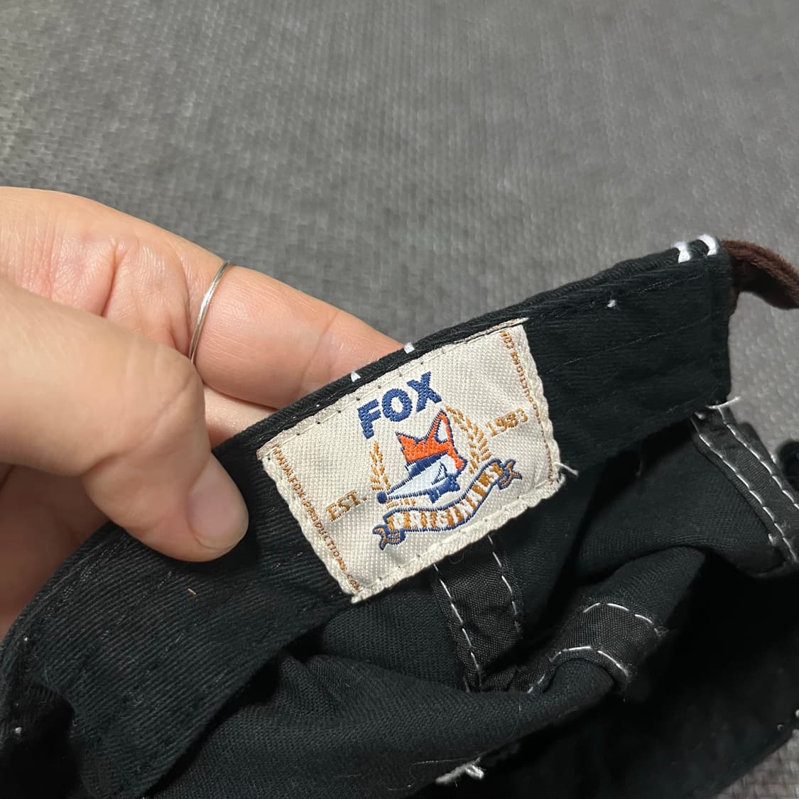 Fox AMSTERDAM 빈티지 볼캡 상품이미지4