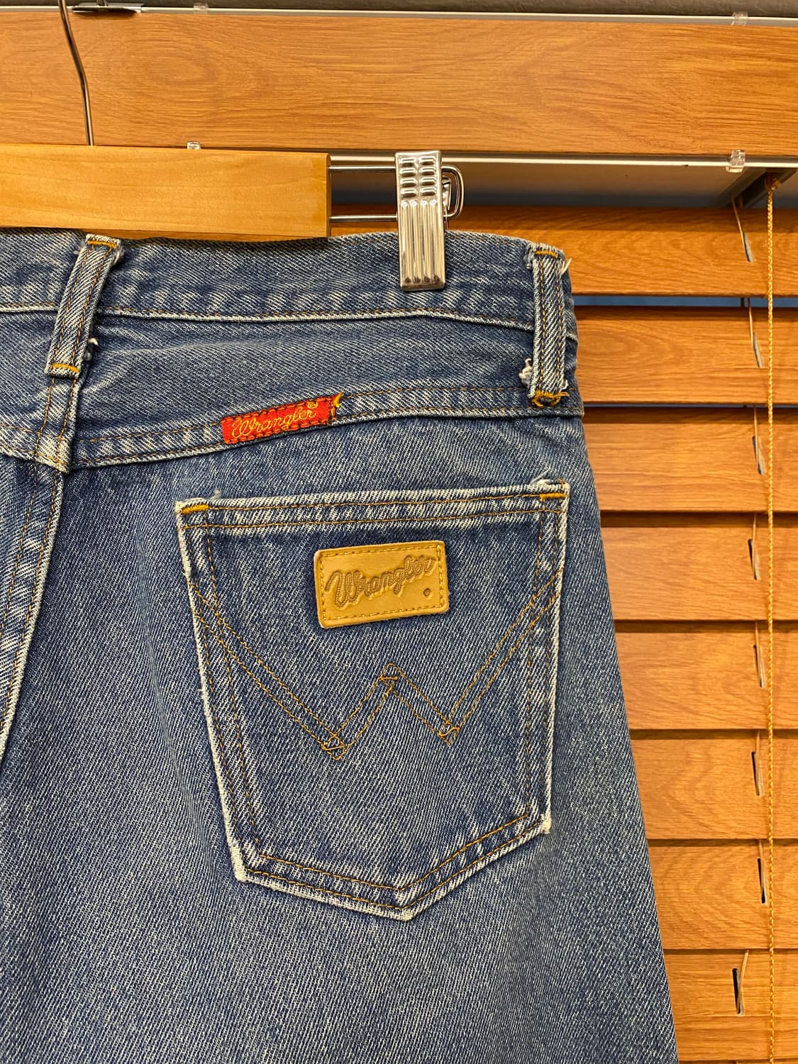 (29inch) 랭글러 부츠컷 진청 웨스턴 상품이미지3