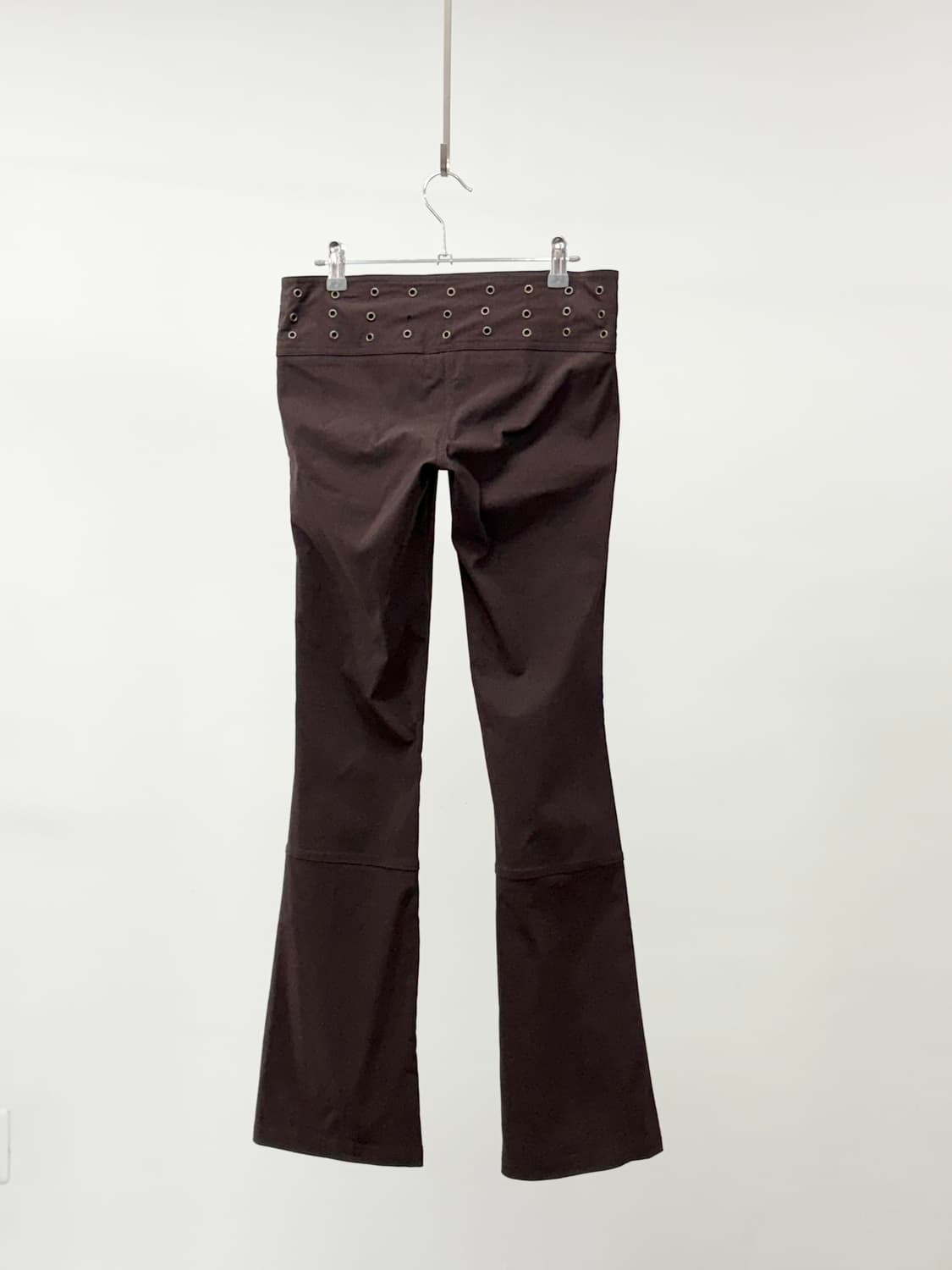 빅버클 버건디 로우웨이스트 부츠컷 팬츠 상품이미지2