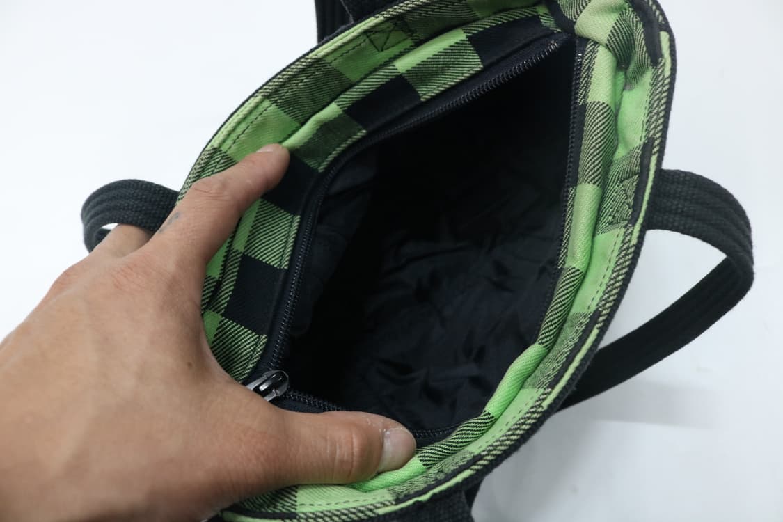 포터 x 네이버후드 빈티지 그린 버팔로 체크 토트백 상품이미지9