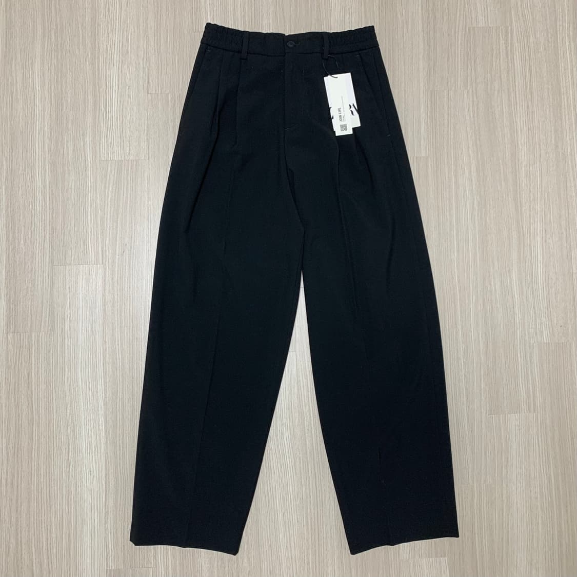 자라 하프 밴딩 투 턱 플리츠 슬랙스 트라우저 팬츠 새상품 상품이미지1