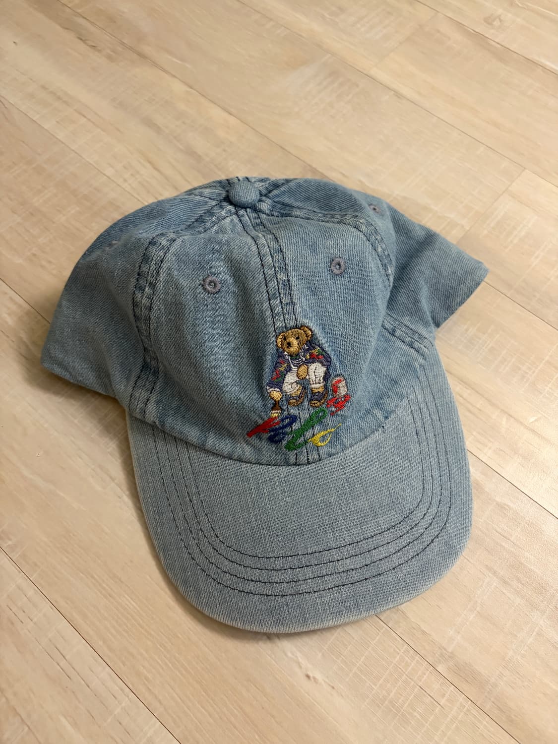 폴로 베어 데님 볼 캡  상품이미지1