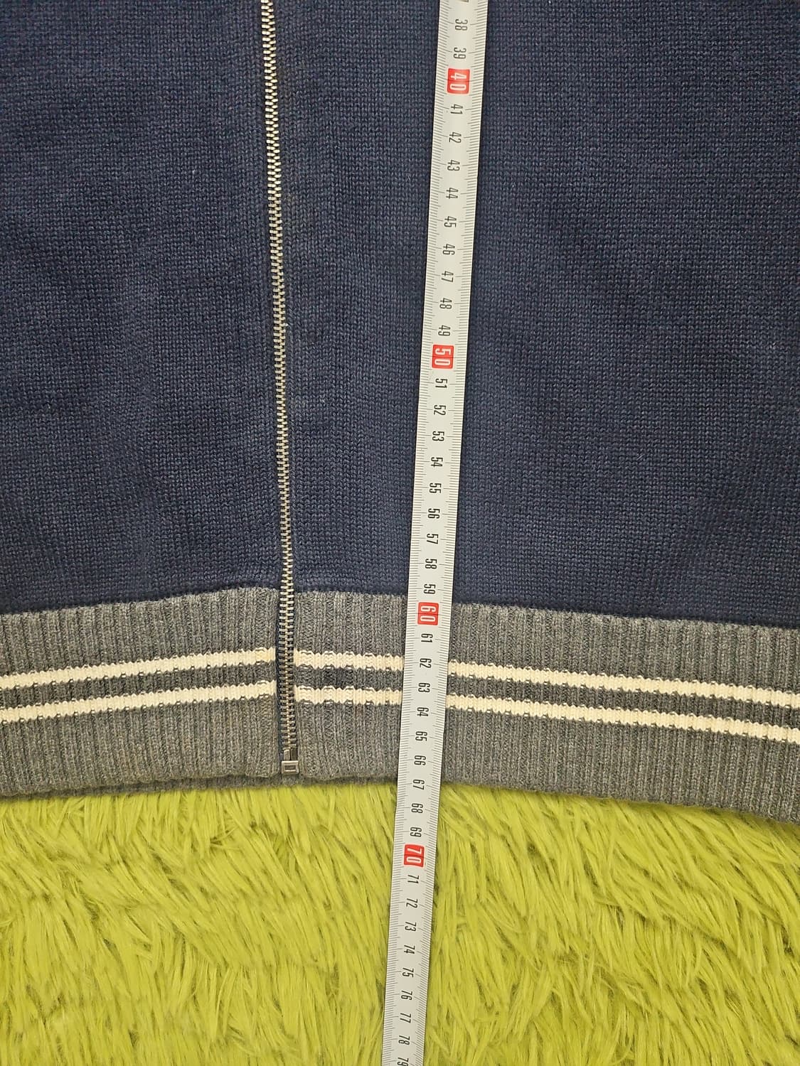 타미힐피거 빅로고 배색 집업 니트 상품이미지6