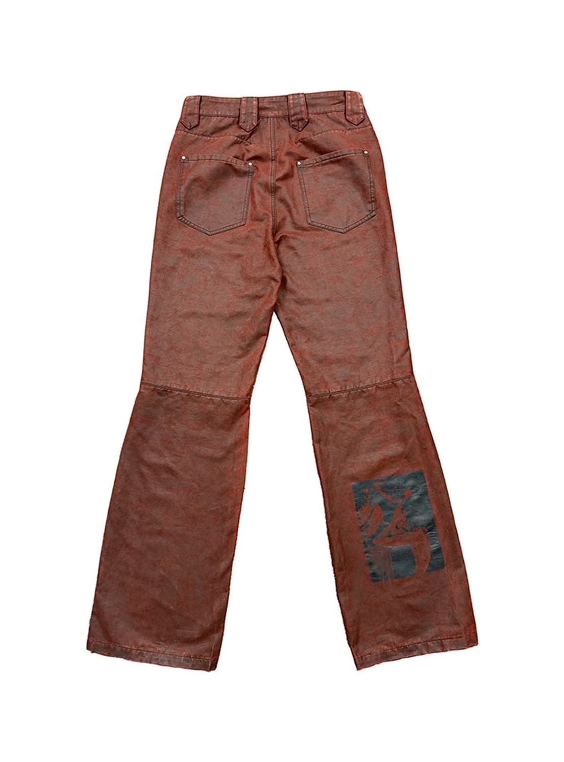 Wax Coated Micro Flare Pants 상품이미지2