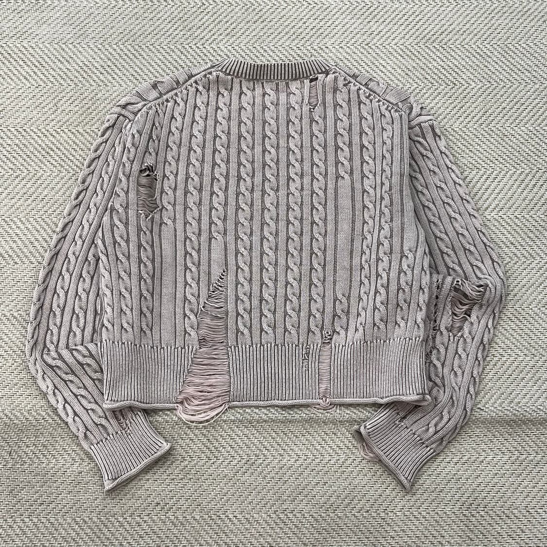 인사일런스 그런지 니트 r3543 상품이미지2