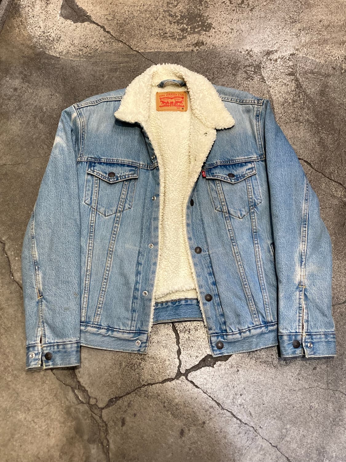 리바이스 양털 자켓 상품이미지1