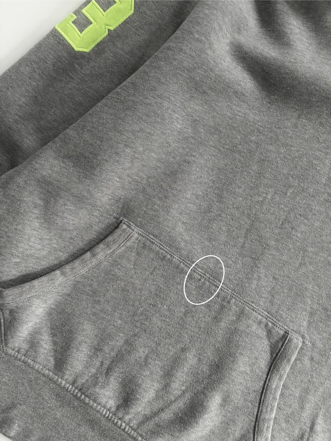 Polo 폴로 랄프로렌 네온 빅포니 그레이 컬러 후드집업 상품이미지6