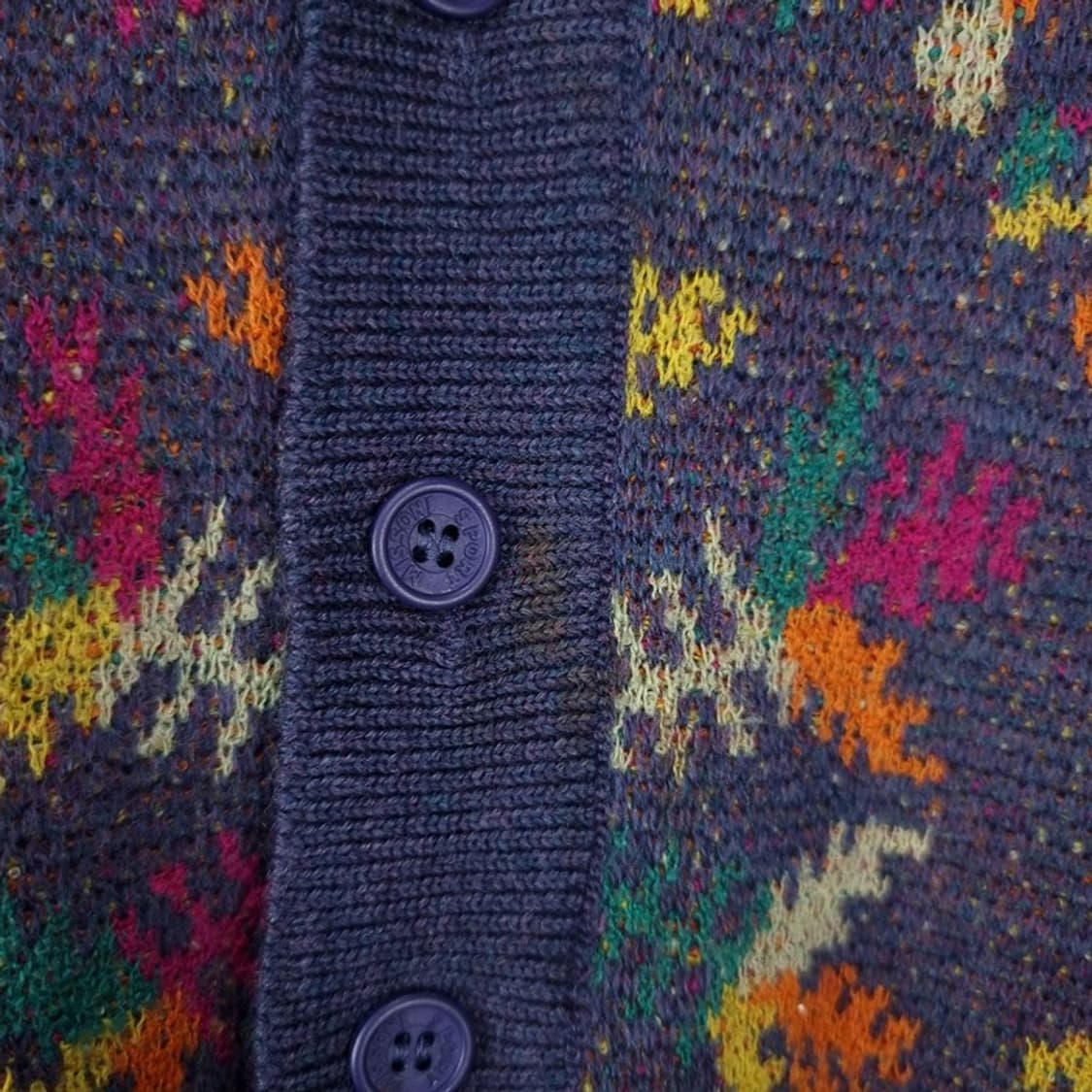 [미쏘니] 빈티지 에스닉 패턴 루즈핏 카라 니트 P01515 상품이미지8