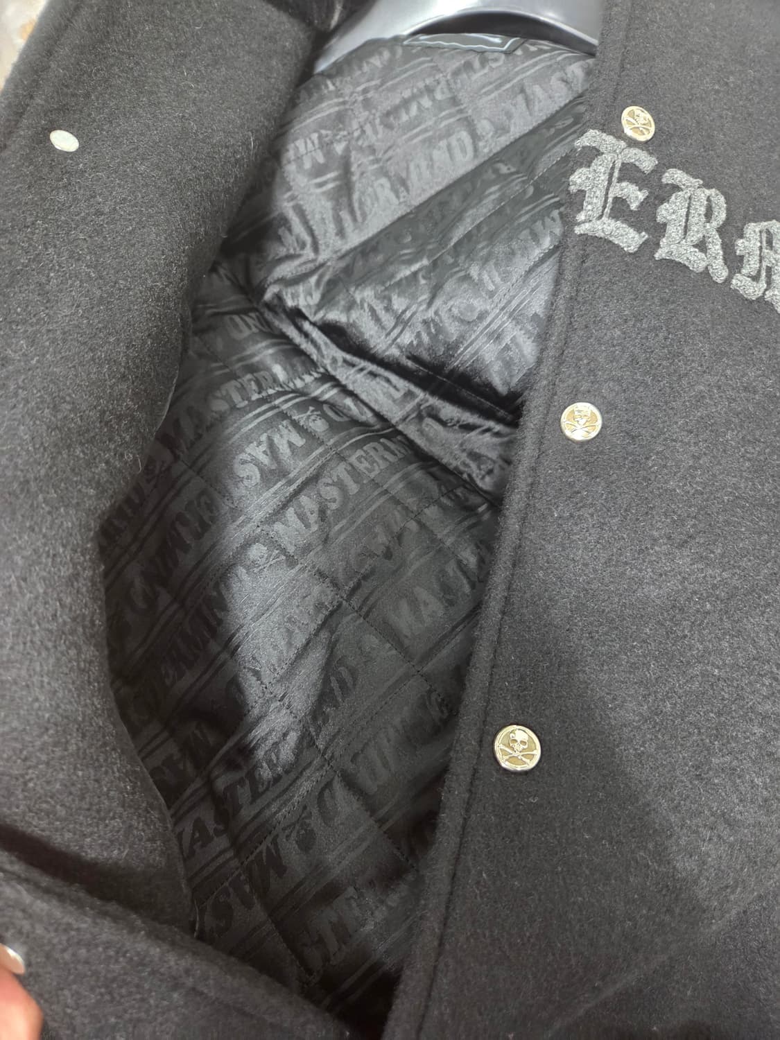 마스터마인드재팬 캐시미어 바시티 후드 L 상품이미지7