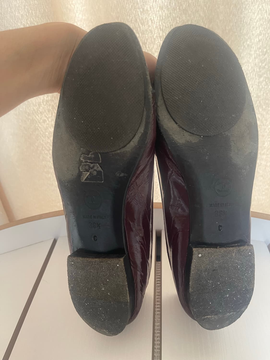 샤넬 발레리나 플랫슈즈 36.5 230-235 상품이미지5