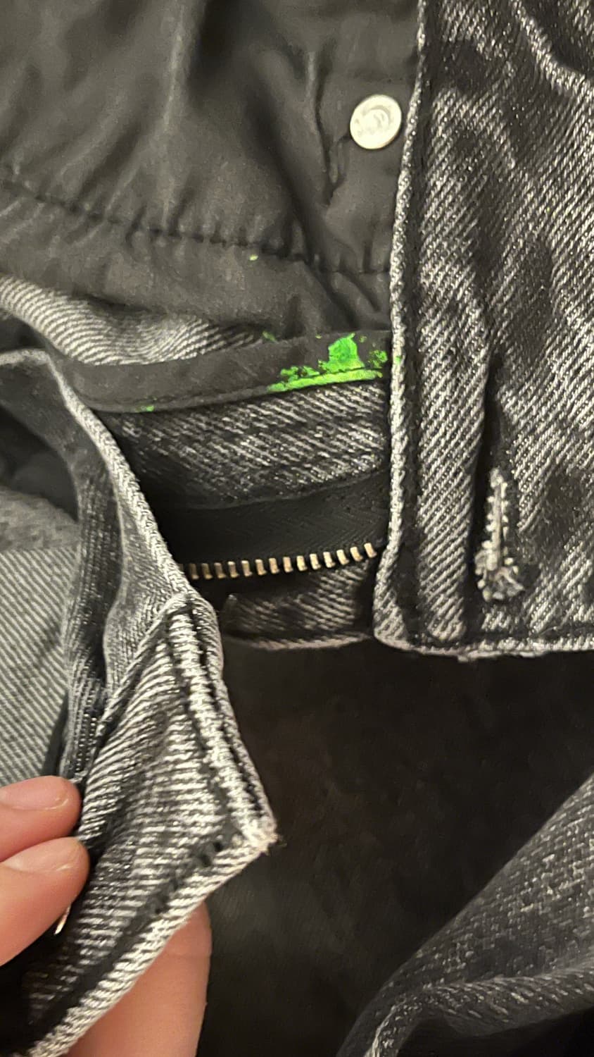 세터 흑청워싱 청바지 상품이미지4