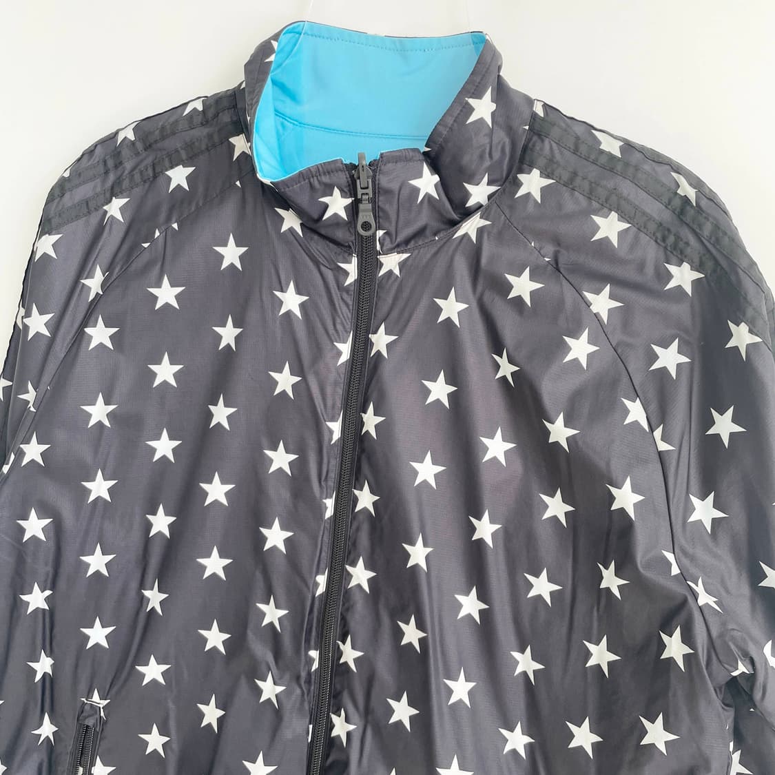 B1 아디다스 빈티지 별 스타 리버서블 바람막이 자켓 XL사이즈 상품이미지2