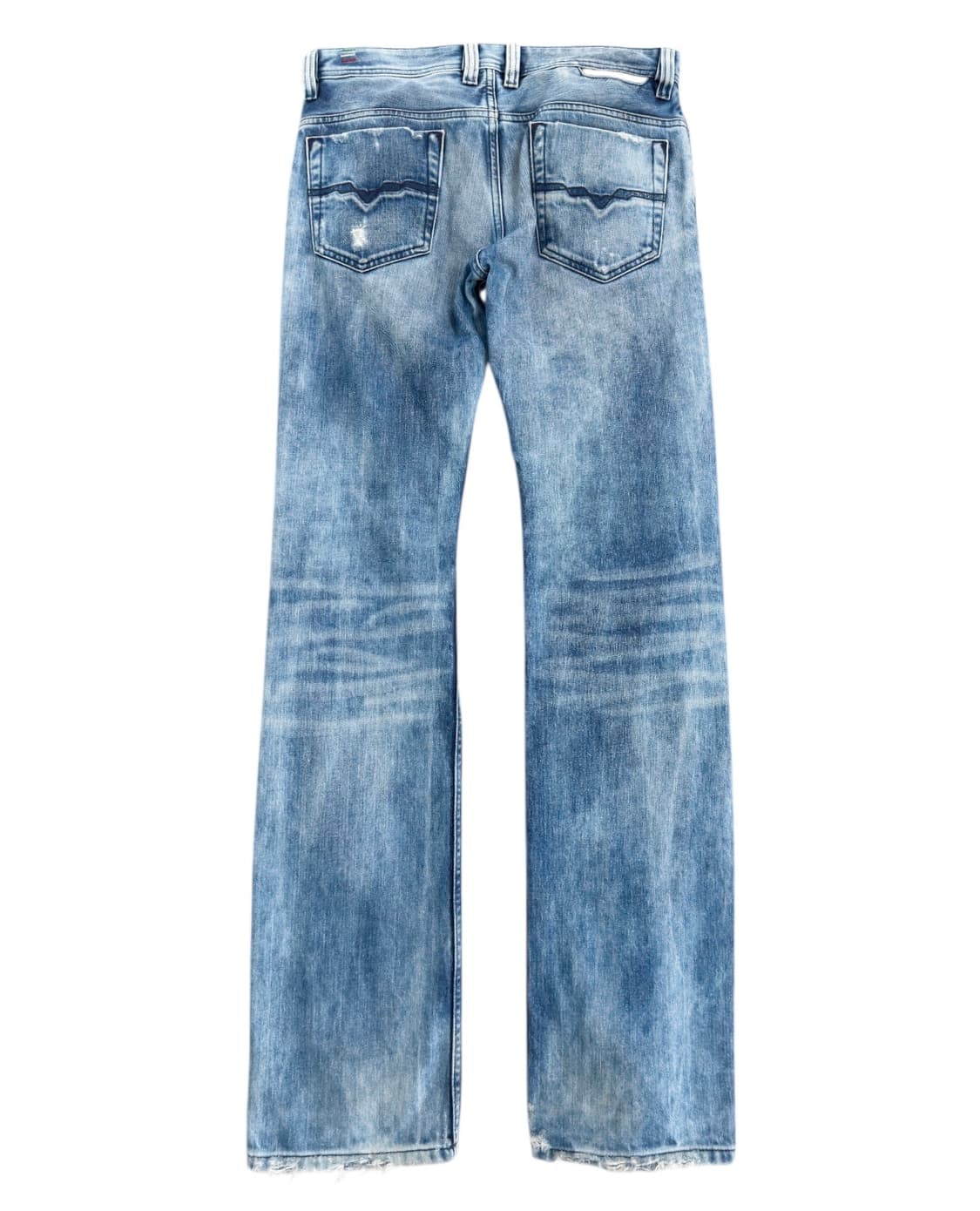 디젤 워시드 스트레이트 데님 팬츠 상품이미지6