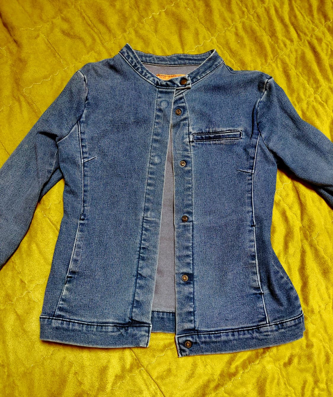 90s 빈티지 차이나카라 데님자켓 상품이미지1