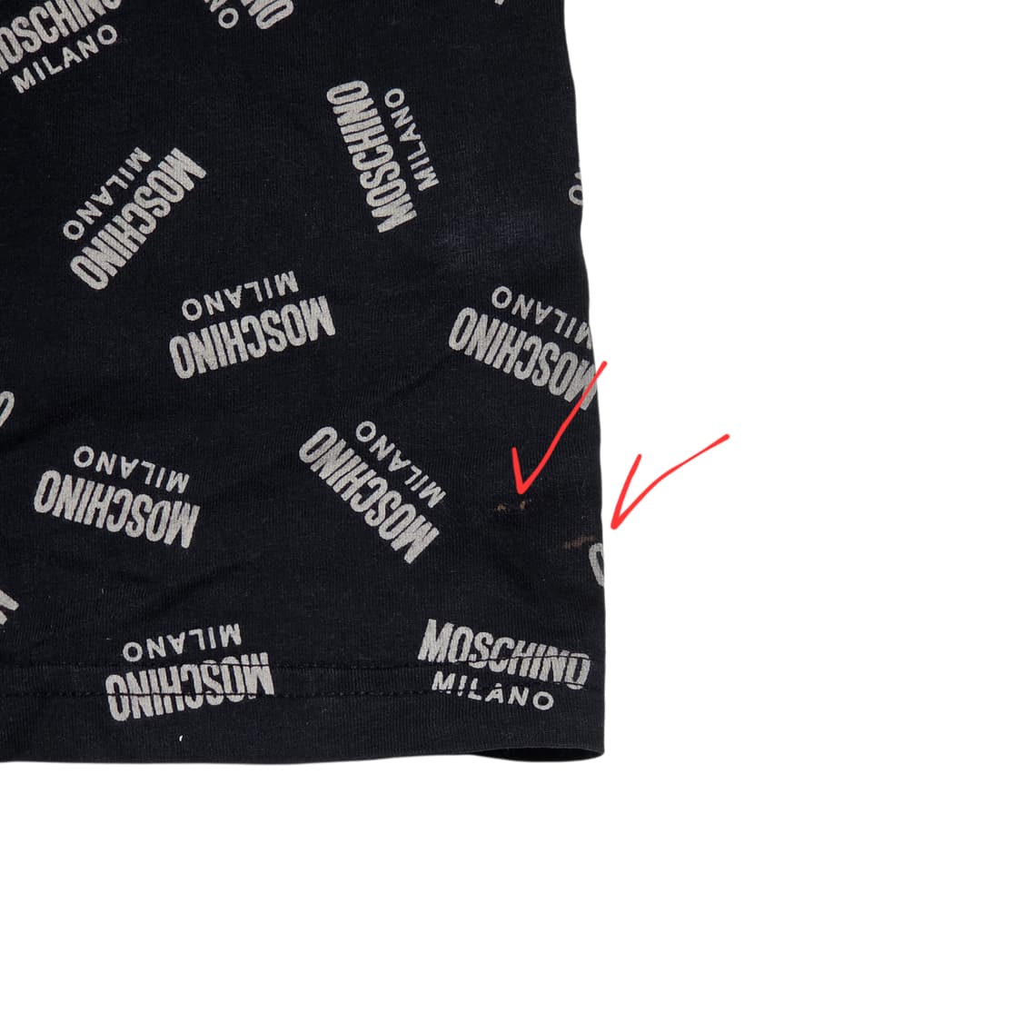 Moschino 모스키노 프린트 반팔 라운드 티셔츠 상품이미지4