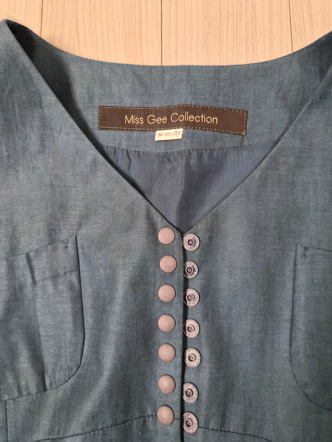 지춘희 미스지콜렉션 셔츠형 플리츠 롱 원피스 (66) 상품이미지5