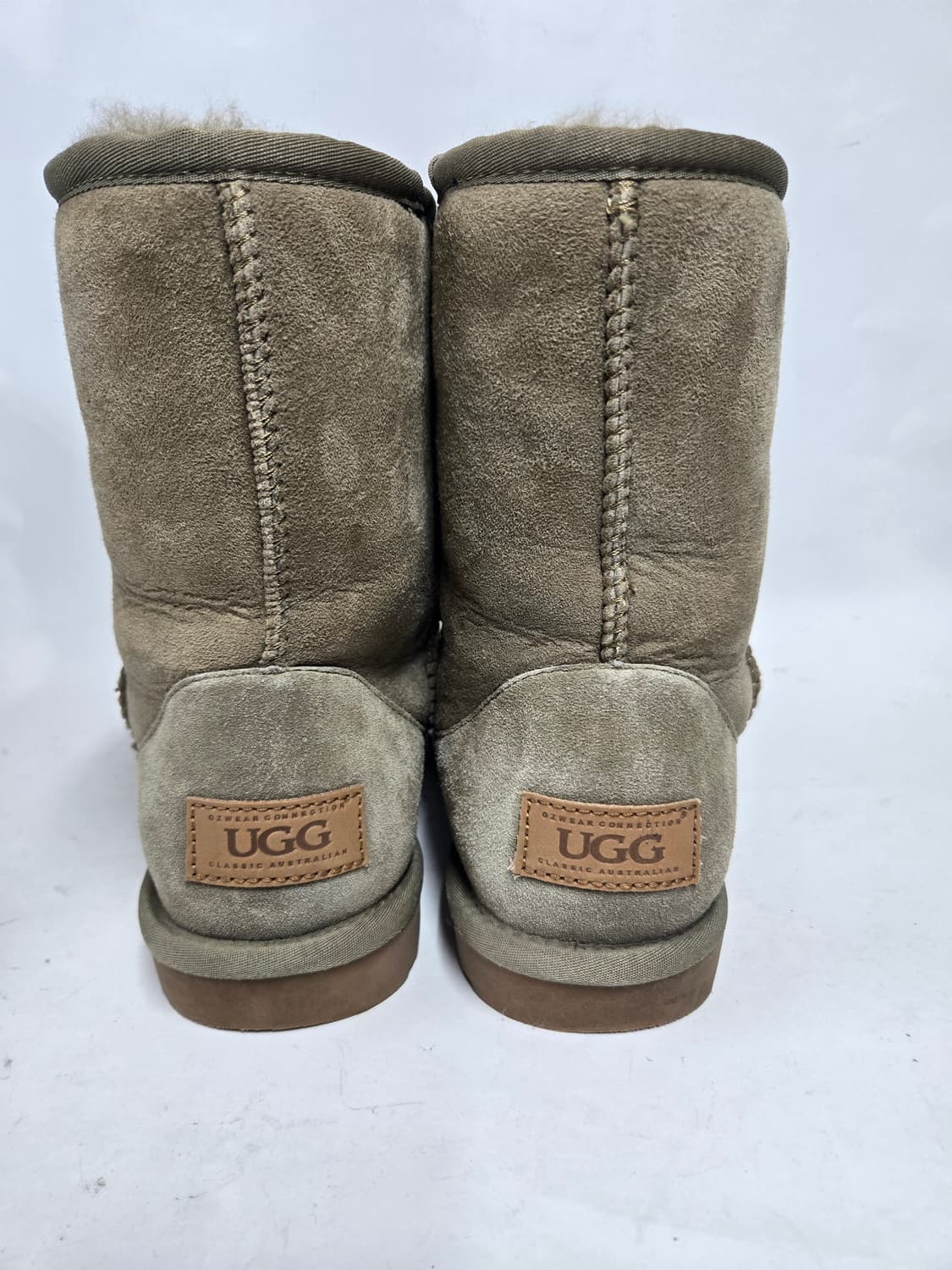 UGG 어그 부츠 숏 스웨이드 브라운220mm 상품이미지4