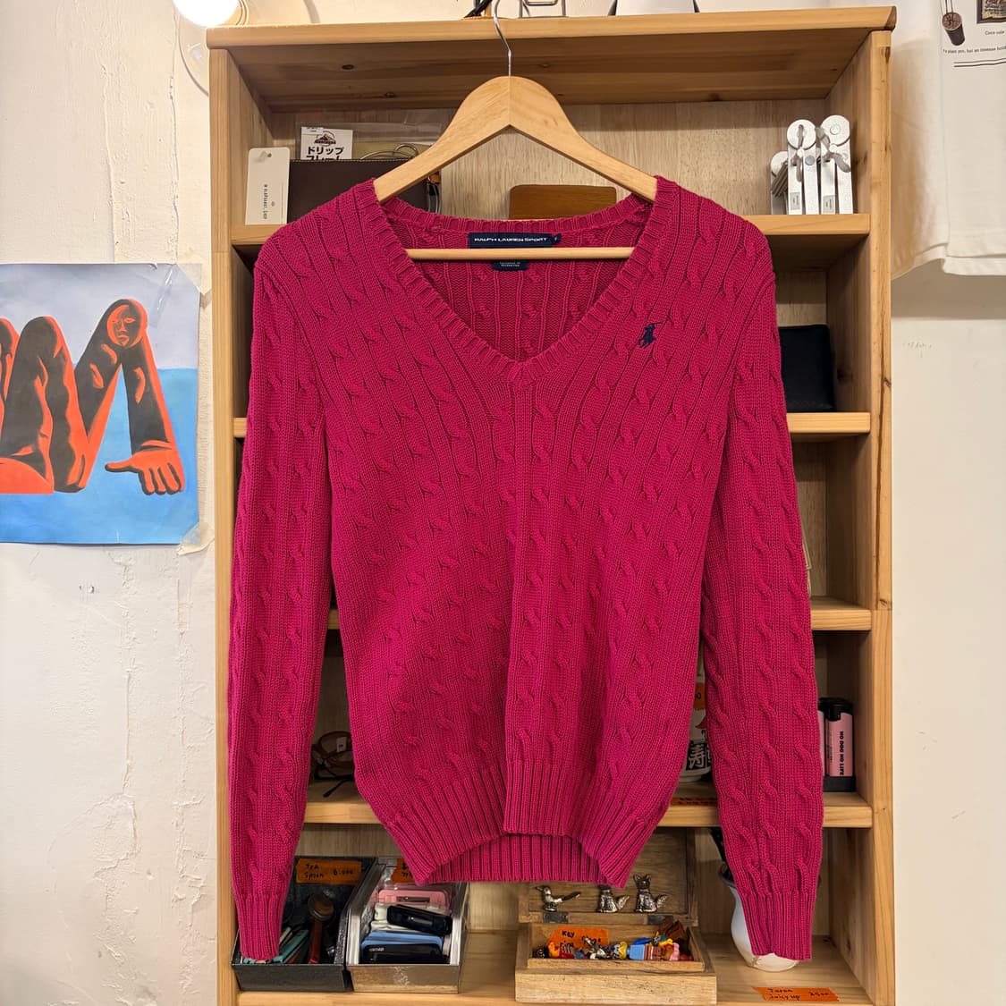 폴로 랄프로렌 스포츠 브이넥 니트 상품이미지1