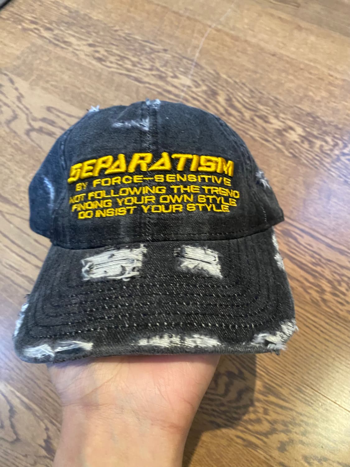 포스센스티브 데미지 워싱 볼캡 os 상품이미지2