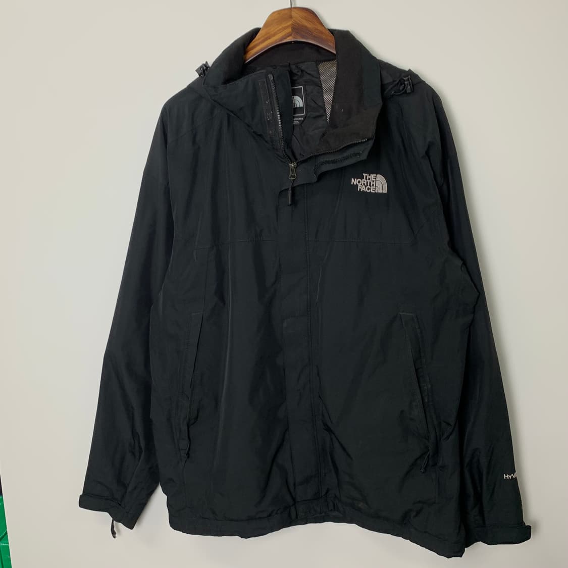노스페이스 자수로고 블랙 하이벤트 바람막이 상품이미지2