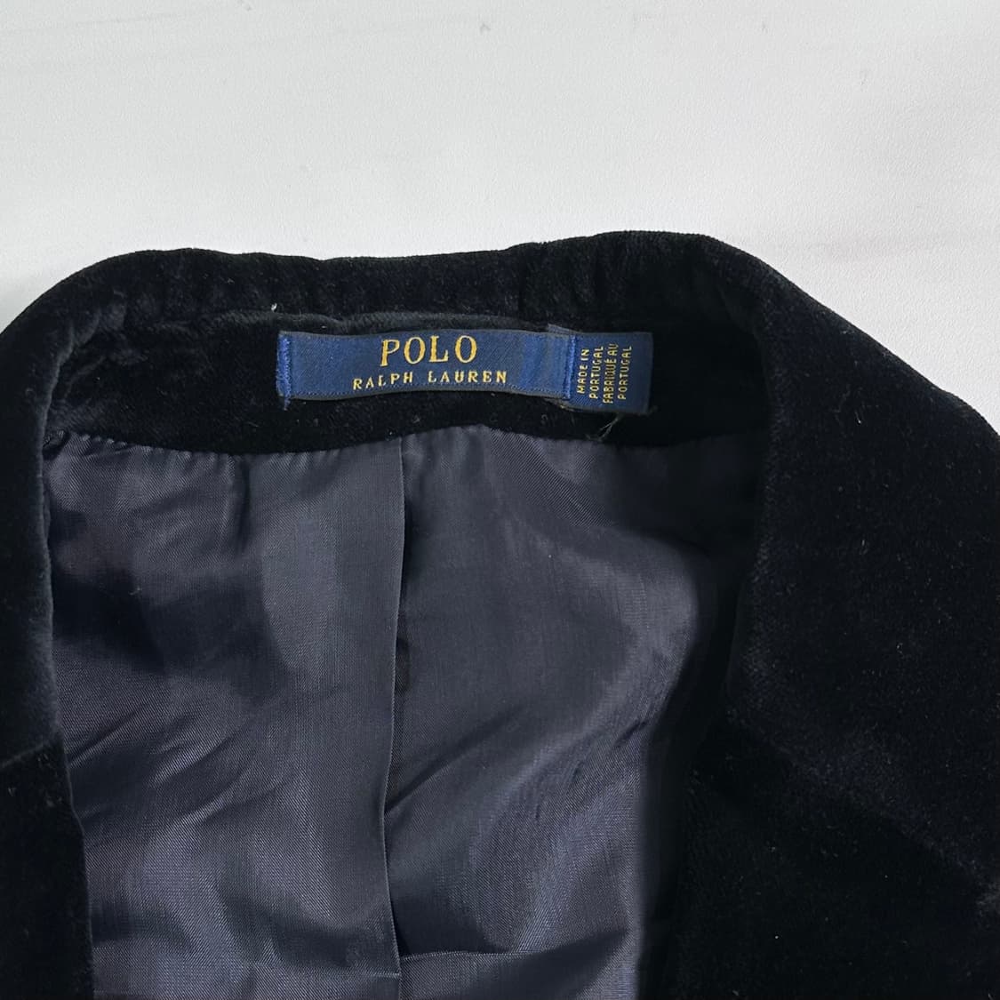 폴로 랄프로렌 다크네이비 벨벳 블레이저 자켓  상품이미지5