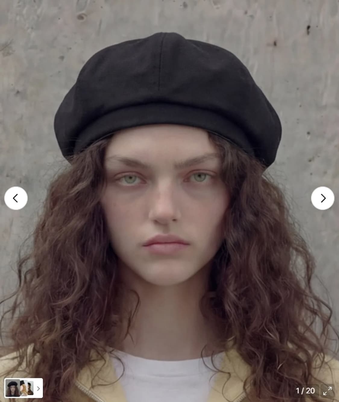 언더컨트롤스튜디오 블랙 베레모 상품이미지1