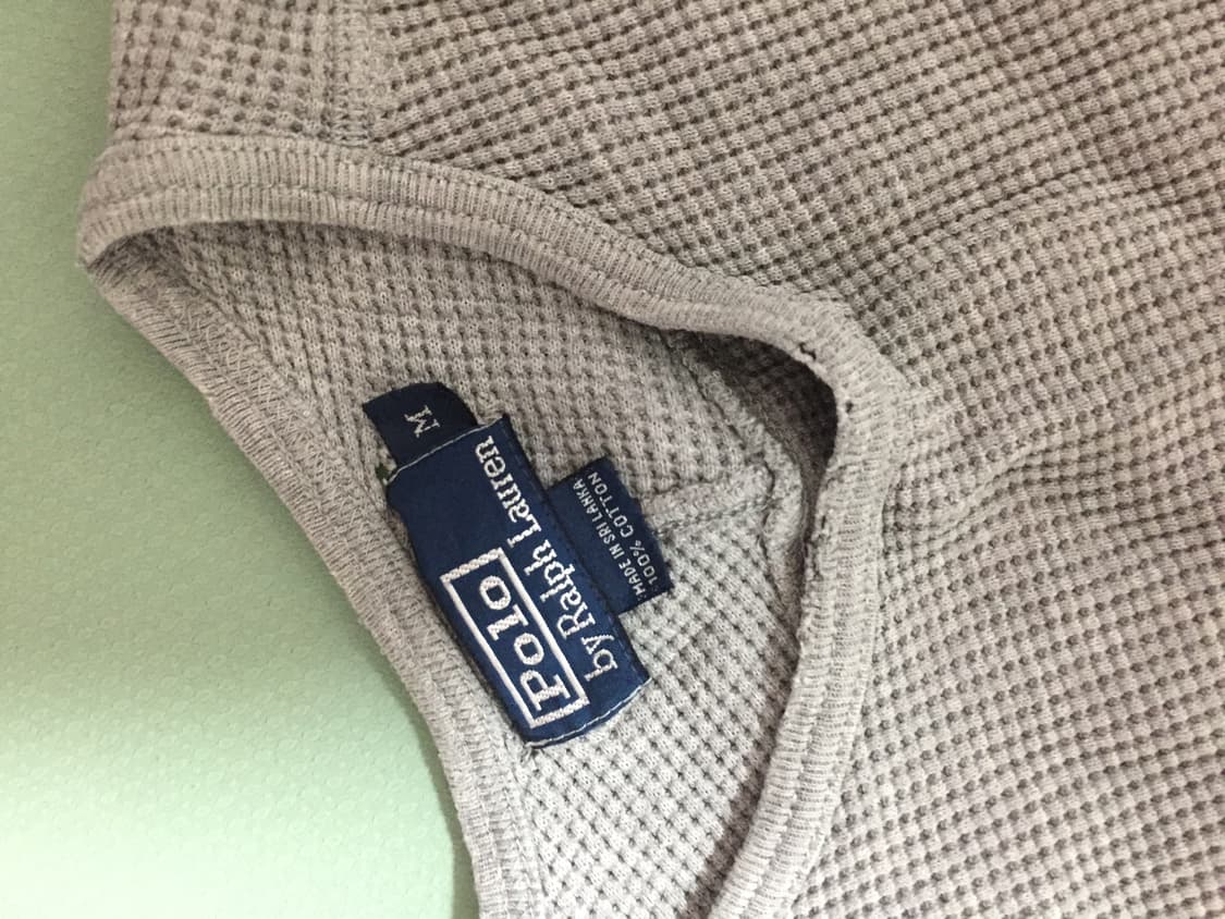 폴로 와플 롱슬리브 상품이미지2