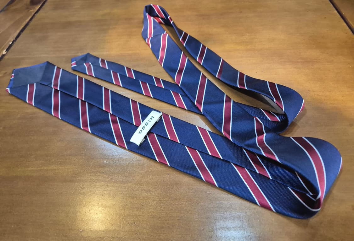 네이비 레지멘탈 타이 상품이미지2