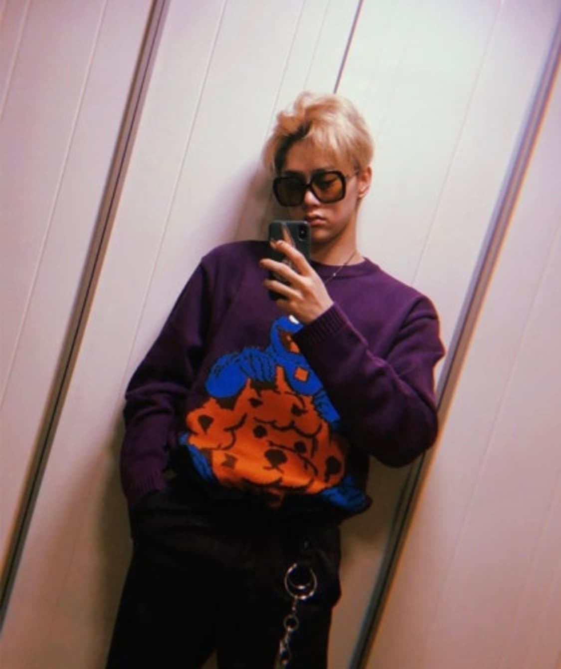 비욘드 클로젯 쿠키몬스터 니트 상품이미지3