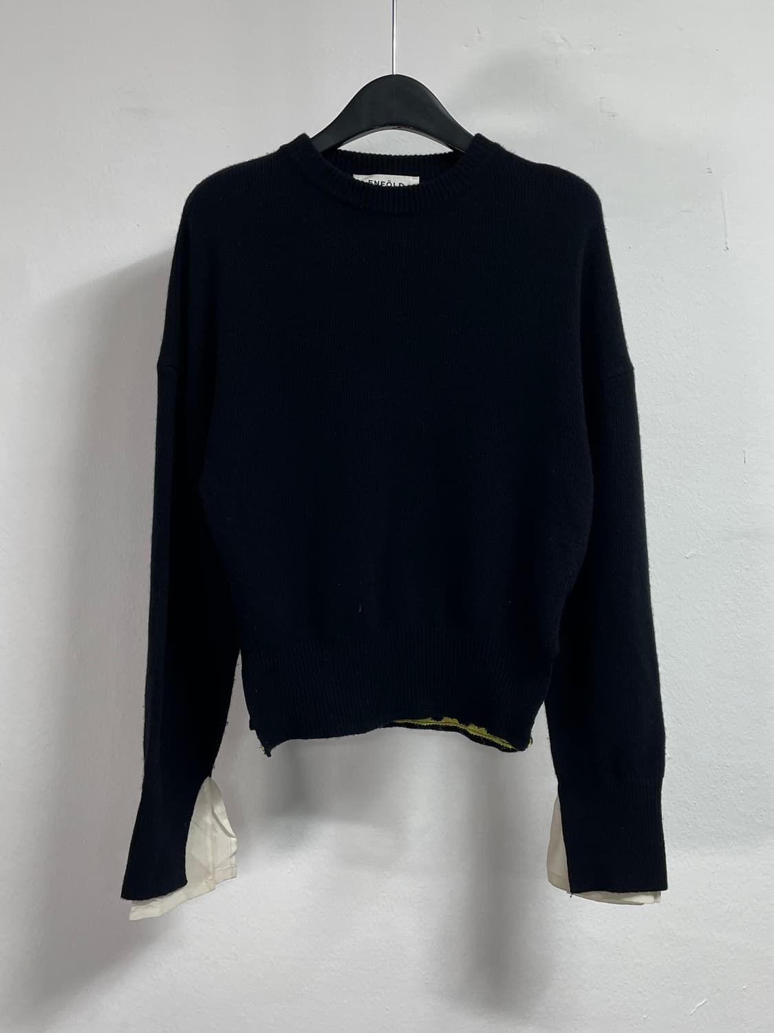 17FW ENFOLD 엔폴드 캐시미어 혼방 레이어 니트 (on.292)  상품이미지1