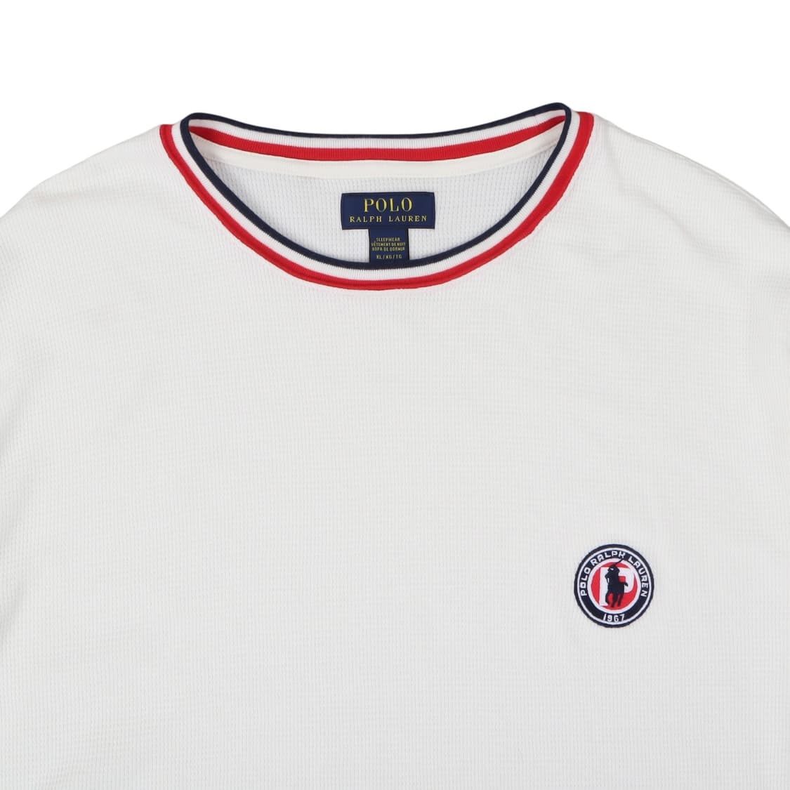 폴로 랄프로렌 써클 로고 화이트 와플 롱슬리브 상품이미지2