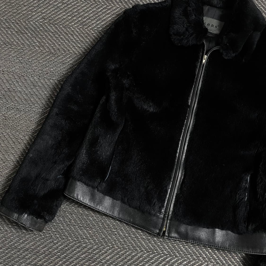 Z.O.D.S 램스킨 트리밍 레빗 퍼 무스탕 자켓o 4883 상품이미지3