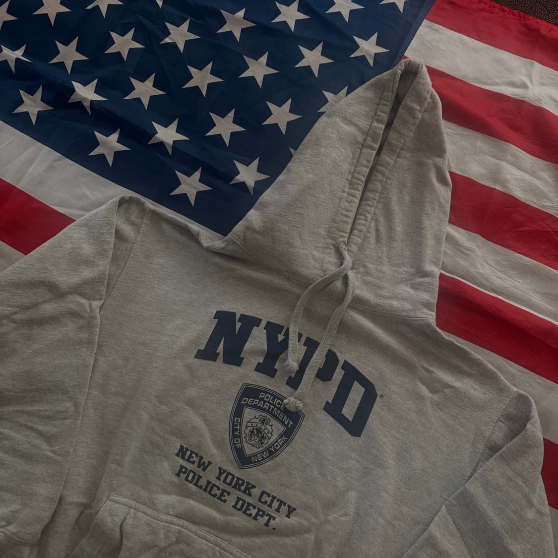 [M] 밀리터리 미 뉴욕 경찰 스웻 후드 티셔츠 US-23 상품이미지2