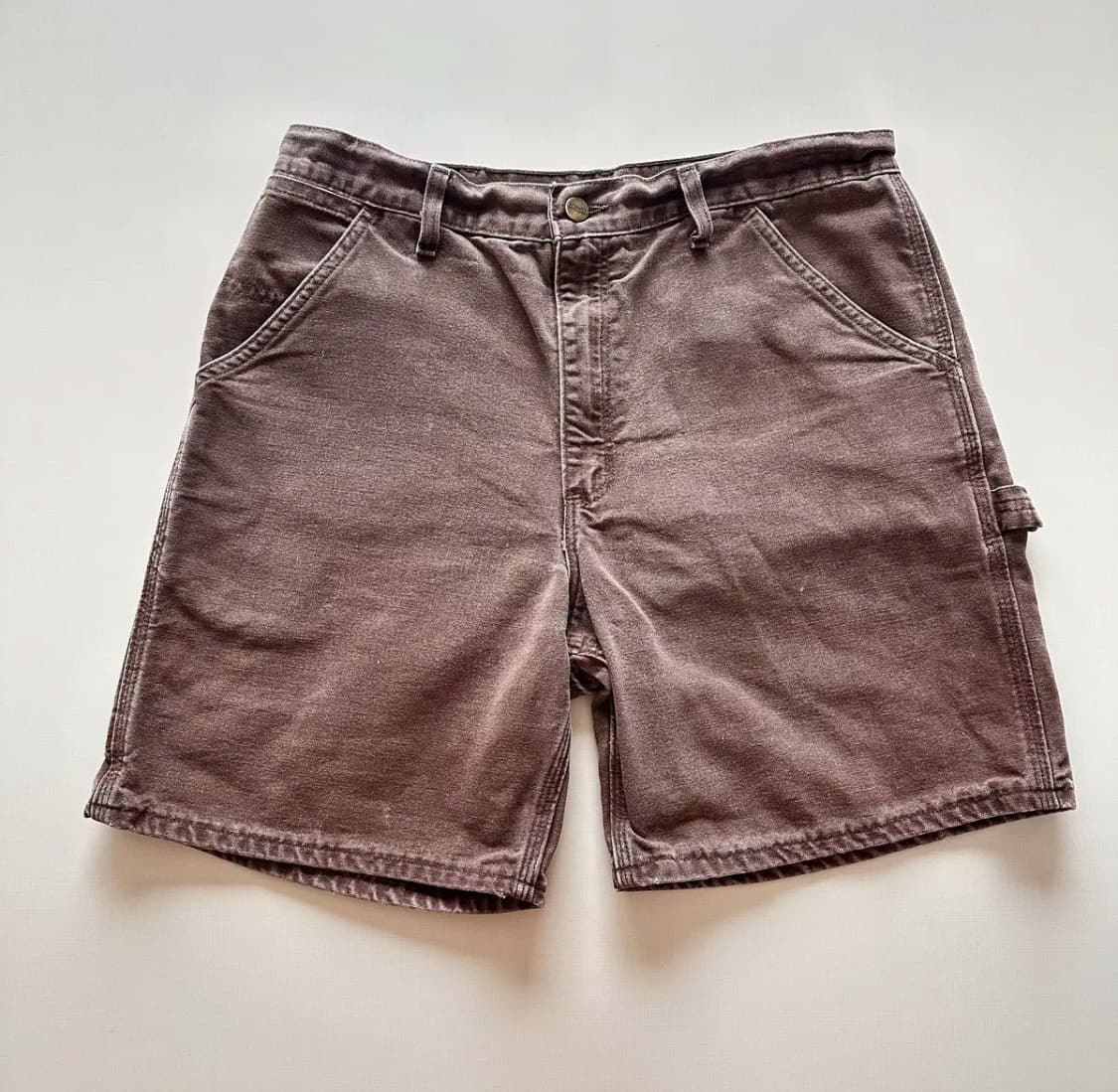 90년대 칼하트 카펜터 쇼츠 브라운 빈티지 반바지 상품이미지1