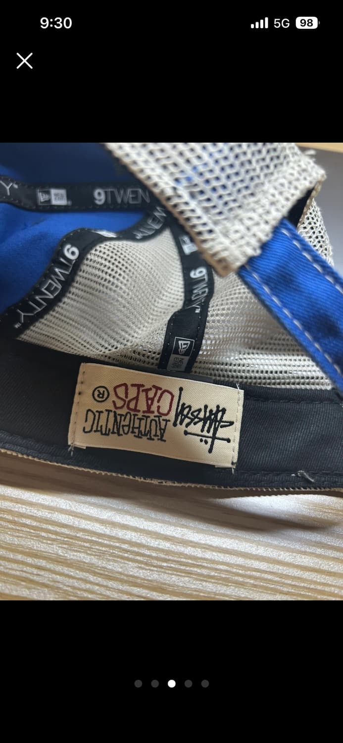 스투시 뉴에라 9TWENTY 트러커캡 블루 상품이미지3