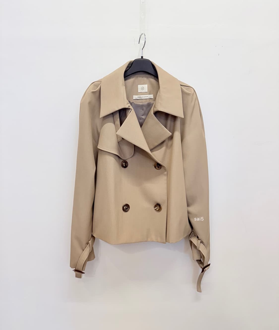 유메르 포멀 숏 트렌치 코트  상품이미지1