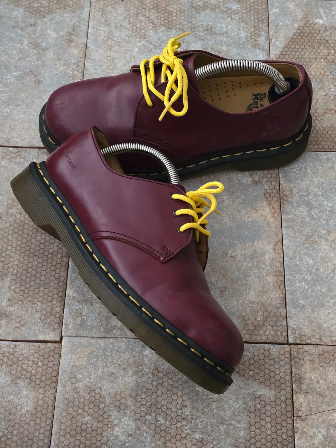 (230)닥터마틴 1461 pw 3홀 체리레드 구두 상품이미지7