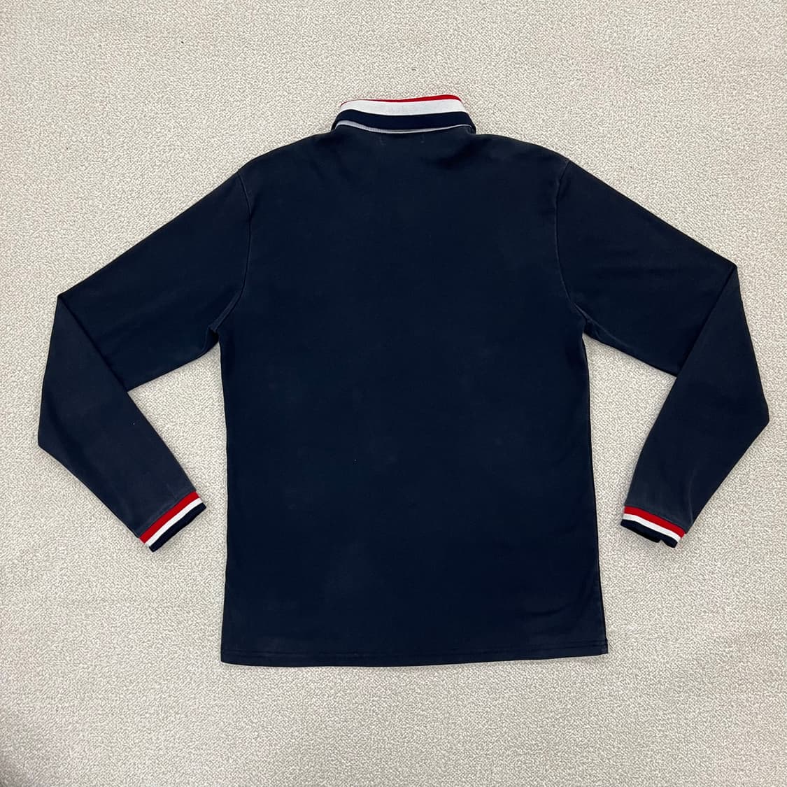 [M정도] 남성 명품 빈티지 포켓 와펜 긴팔 카라 티셔츠 3955 상품이미지3