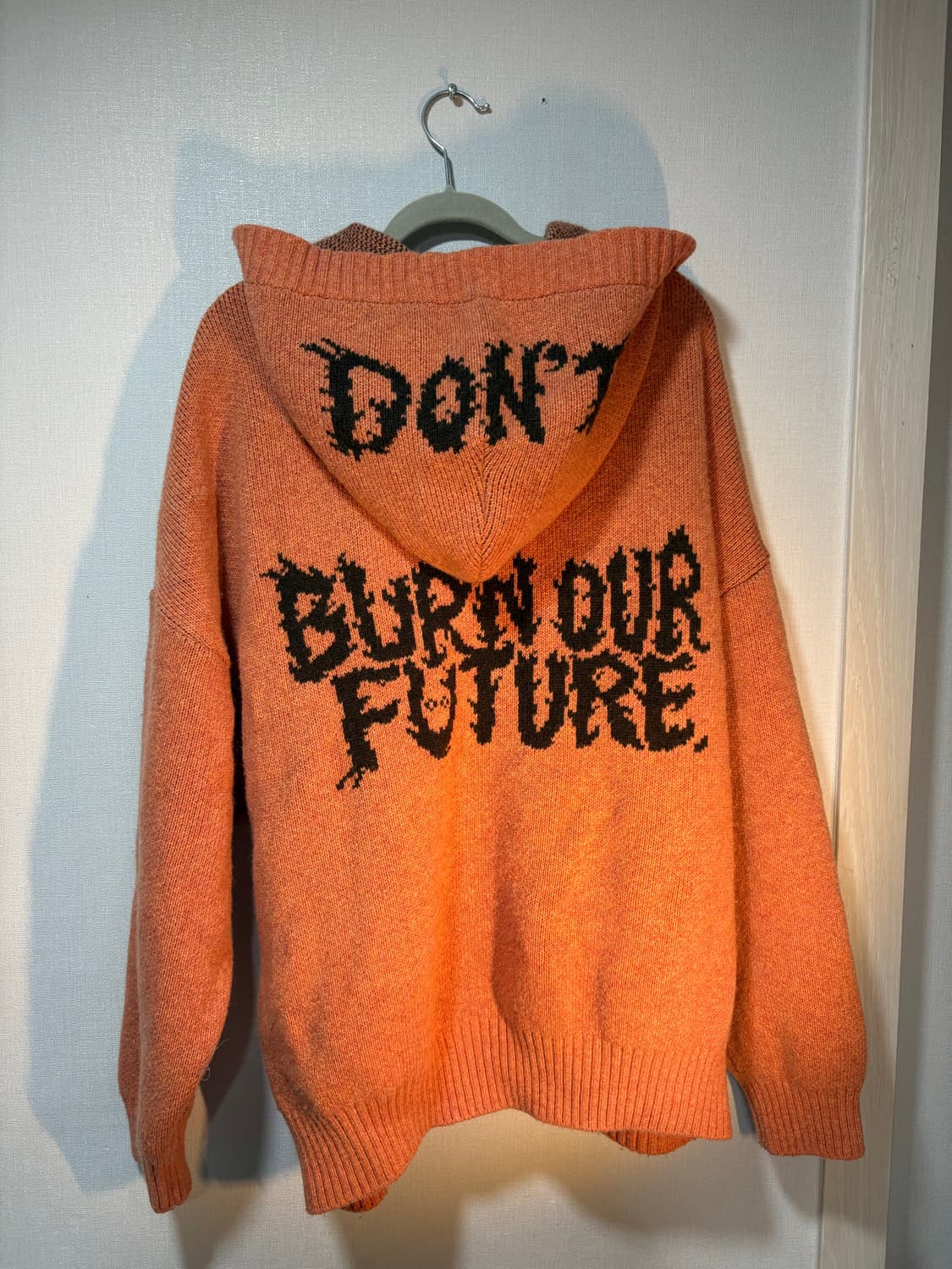 아조바이아조 니트 후드집업 상품이미지1