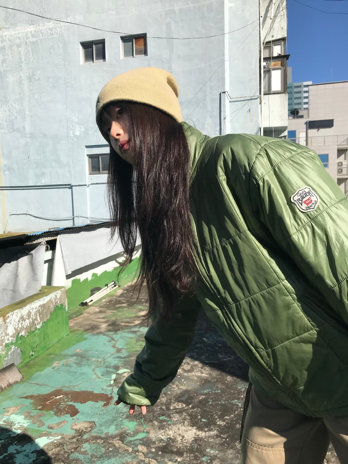 에디바우어 그린 리버시블 패딩 상품이미지5