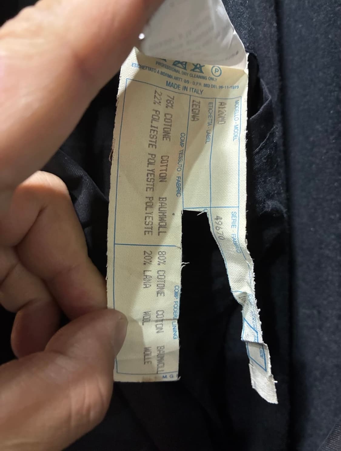 Ermenegildo Zegna 에르메네질도 제냐 트렌치 코트 상품이미지7
