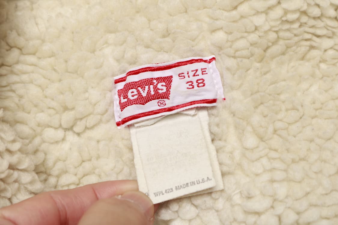 [S] 70's USA 리바이스 쉐르파 데님자켓 상품이미지4