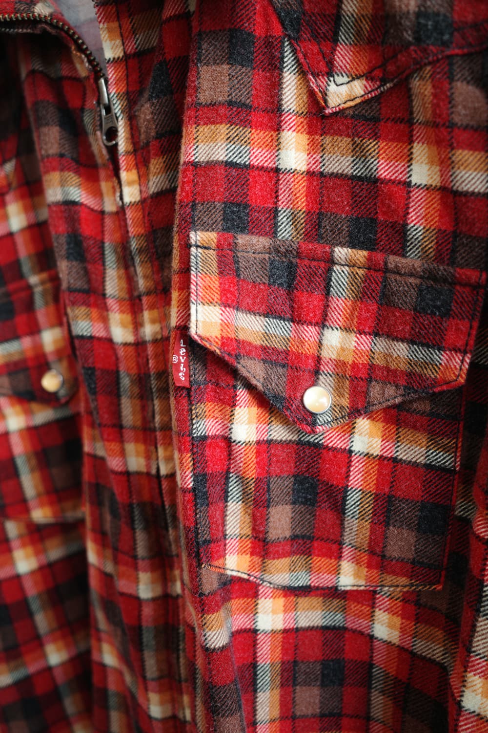 Levis 리바이스 투웨이 집업 웨스턴셔츠 상품이미지4