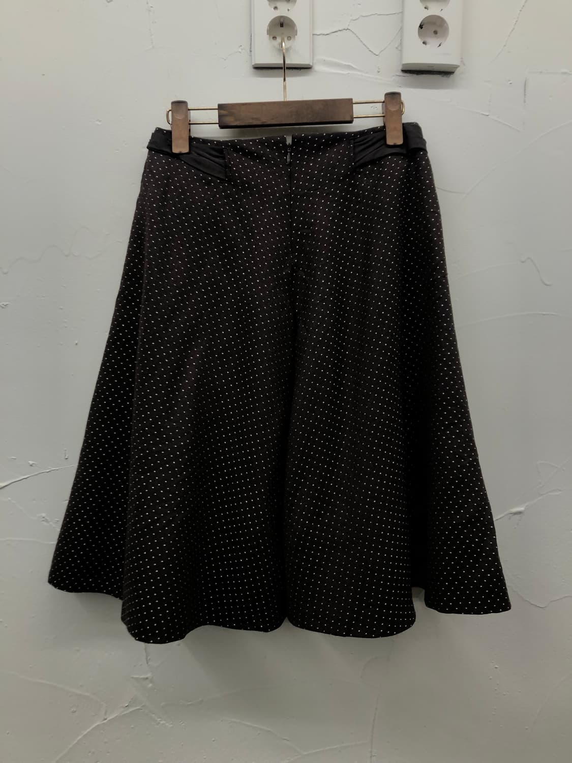 kumikyoku 도트 리본 스커트 상품이미지2