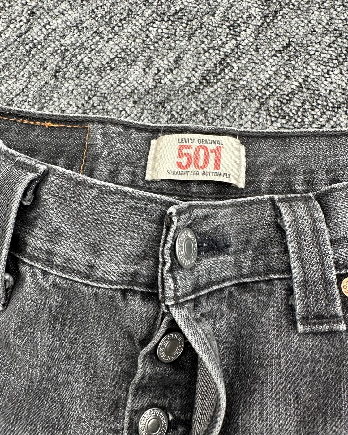 (허단37)00'S 리바이스 501흑청-M939 상품이미지4